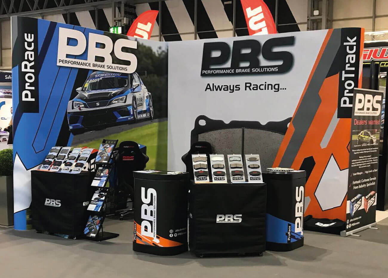 PBS Brakes show stand